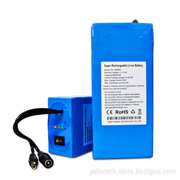 12V 20mAh lithium Li-ion batteries energy storage for car camera recorder